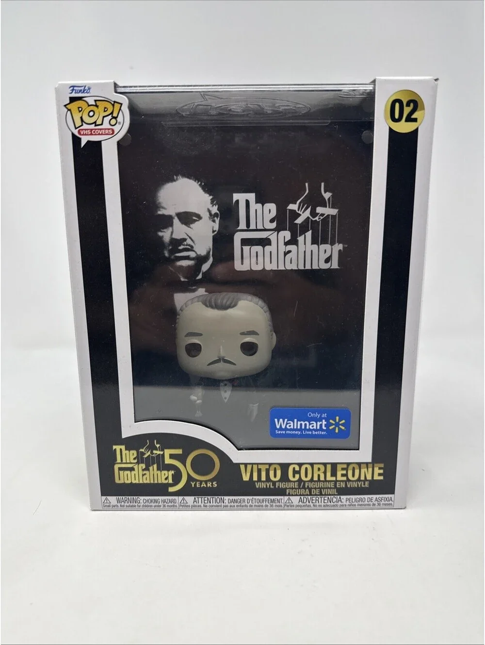 Funko Pop! Small Cover CaseVito Corleone (Black & White) Walmart (Exclusive) 02